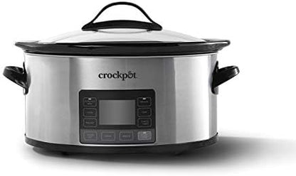 Crock-Pot MyTime 6 Quart Programmable Slow Cooker 7e qn 6n zt 34 46 | Ref 5xws2j