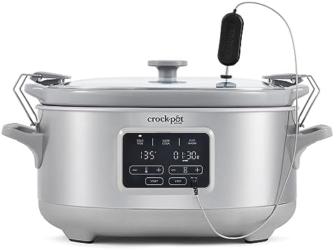 Crock-Pot 7 Quart Programmable Cook & Carry Slow Cooker l8 zs zs t1 87 vy | Ref y8hsmw