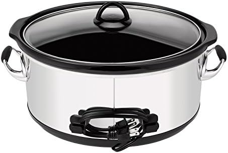 Crock-Pot 7 Quart Programmable Slow Cooker – Polished Platinum xn mf sp w8 og hw | Ref wlrbjy