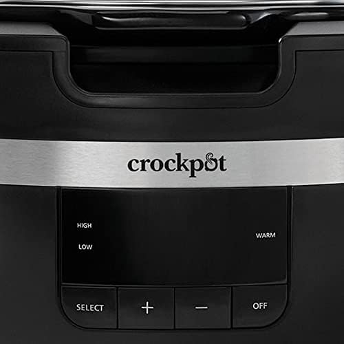 Crock-Pot Thermoshield 6 Quart Slow Cooker with Carry Handles x9 6d 96 k4 50 wk | Ref zox1gj