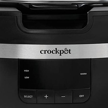 Crock-Pot Thermoshield 6 Quart Slow Cooker with Carry Handles x9 6d 96 k4 50 wk | Ref zox1gj