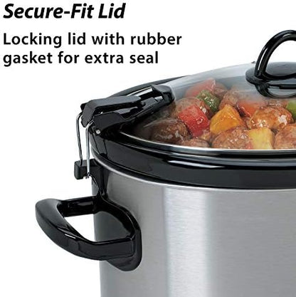 Crock-Pot Cook & Carry 6 Quart Portable Slow Cooker jf qc 6t oc ib 5g | Ref qynz27