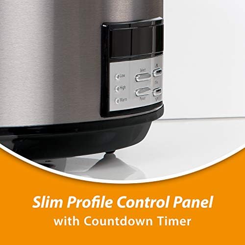 Crock-Pot 8 Quart Programmable Slow Cooker with Auto Warm 78 at nb vf wp mh | Ref azgvp2