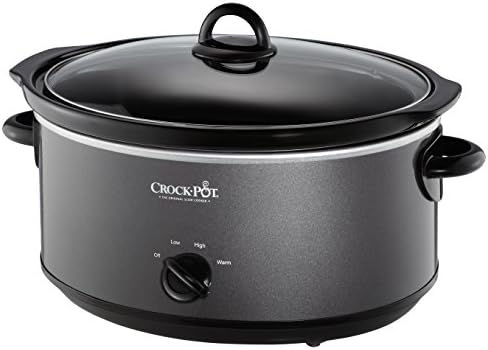 Crock-Pot 7 Quart Slow Cooker – Charcoal 61 b1 63 5o nv 62 | Ref m4krp9