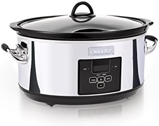 Crock-Pot 7 Quart Programmable Slow Cooker – Polished Platinum xn mf sp w8 og hw | Ref wlrbjy