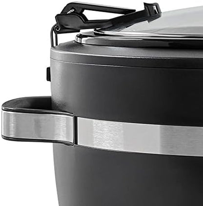 Crock-Pot Thermoshield 6 Quart Slow Cooker with Carry Handles x9 6d 96 k4 50 wk | Ref zox1gj