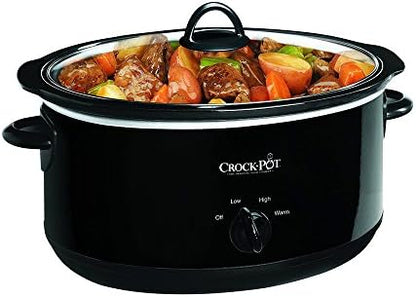 Crock-Pot 8 Quart Manual Slow Cooker – Black dy 5l 36 bw w0 xm | Ref gc4jct