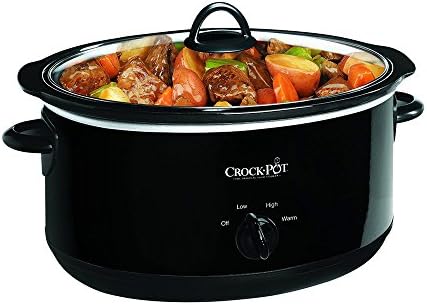 Crock-Pot 8 Quart Manual Slow Cooker – Black dy 5l 36 bw w0 xm | Ref gc4jct