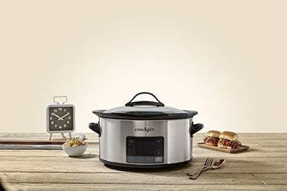 Crock-Pot MyTime 6 Quart Programmable Slow Cooker 7e qn 6n zt 34 46 | Ref 1i58a6