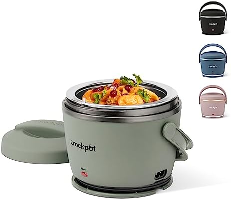 Crock-Pot Portable Electric Lunch Box Food Warmer – Green w8 y7 7u gh 4j c6 | Ref f4pha8