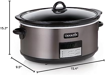 Crock-Pot 8 Quart Programmable Slow Cooker with Auto Warm 78 at nb yl ik bb | Ref 1jielp