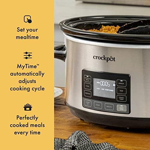 Crock-Pot 7 Quart Portable Programmable Slow Cooker with Timer vk 7b b2 1j 4m y2 | Ref 7drkdj