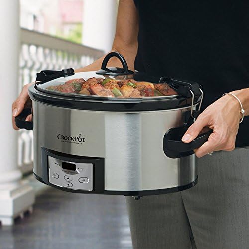 Crock-Pot Cook & Carry 6 Quart Programmable Slow Cooker 9u uj r5 be 14 wi | Ref mx4ikd