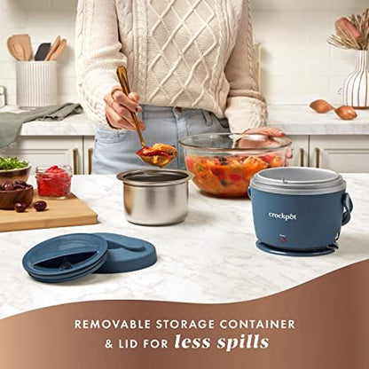 Crock-Pot Electric Lunch Box Food Warmer 20oz – Faded Blue uc y2 6p x6 zp hf | Ref k9xenn