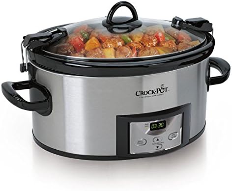 Crock-Pot Cook & Carry 6 Quart Programmable Slow Cooker 9u uj r5 be 14 wi | Ref mx4ikd