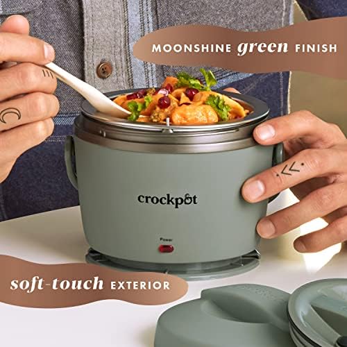 Crock-Pot Portable Electric Lunch Box Food Warmer – Green w8 y7 7u gh 4j c6 | Ref f4pha8