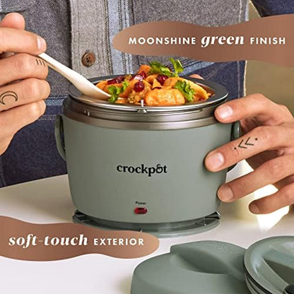 Crock-Pot Portable Electric Lunch Box Food Warmer – Green w8 y7 7u gh 4j c6 | Ref f4pha8