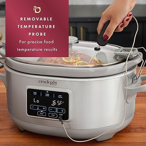 Crock-Pot 7 Quart Programmable Cook & Carry Slow Cooker l8 zs zs t1 87 vy | Ref y8hsmw