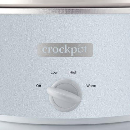 Crock-Pot 4.5 Quart Manual Slow Cooker – Macaroon Blue wq xa gn h2 km qi | Ref ap2j9s