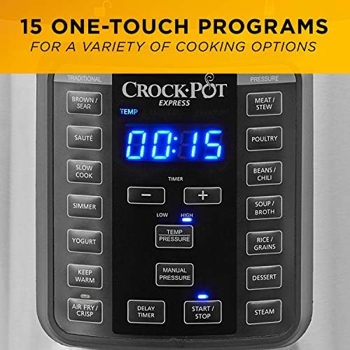Crock-Pot Express Crisp 8 Quart 10-in-1 Pressure Cooker po sk 35 x0 jr 0c | Ref ny6o0d