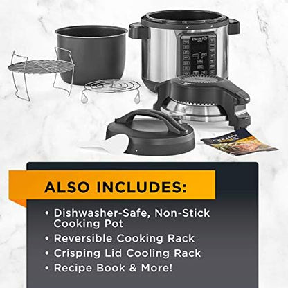 Crock-Pot Express Crisp 8 Quart 10-in-1 Pressure Cooker po sk 35 qq bn ud | Ref wrqwqg