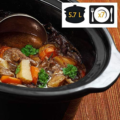 Crock-Pot Cook & Carry 6 Quart Portable Slow Cooker jf fv ks kw s7 8p | Ref ejdlro