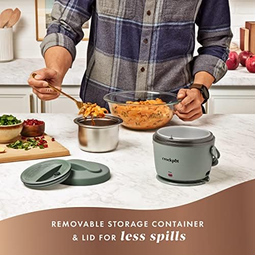 Crock-Pot Portable Electric Lunch Box Food Warmer – Green w8 y7 7u gh 4j c6 | Ref f4pha8