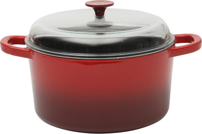 Crock-Pot 3 Quart Enameled Cast Iron Dutch Oven – Aqua 4m hv rh zm 8o 6i | Ref 89e7ar
