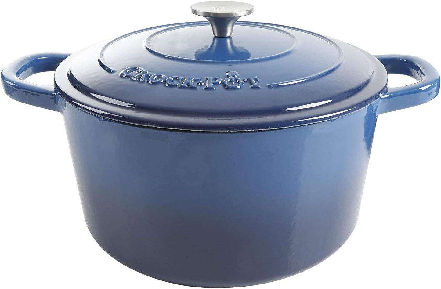 Crock-Pot 3 Quart Enameled Cast Iron Dutch Oven – Aqua 4m hv rh zm 8o 6i | Ref 89e7ar