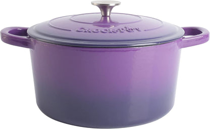 Crock-Pot 3 Quart Enameled Cast Iron Dutch Oven – Aqua 4m hv rh zm 8o 6i | Ref 89e7ar