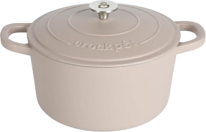 Crock-Pot 3 Quart Enameled Cast Iron Dutch Oven – Aqua 4m hv rh zm 8o 6i | Ref 89e7ar