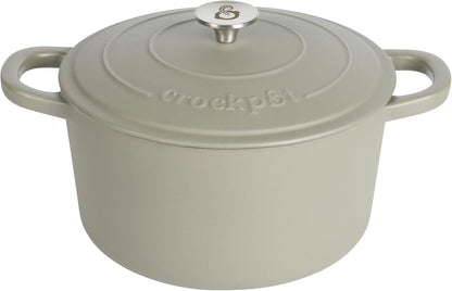 Crock-Pot 3 Quart Enameled Cast Iron Dutch Oven – Aqua 4m hv rh zm 8o 6i | Ref 89e7ar