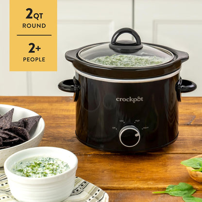 Crock-Pot 2 Quart Mini Slow Cooker – Classic Compact Cooker ec 7n rq cs ty ag | Ref l13x8a